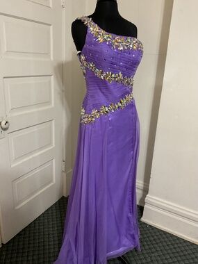 NWT PANOPLY GRAPE FROST GOWN SIZE 4
